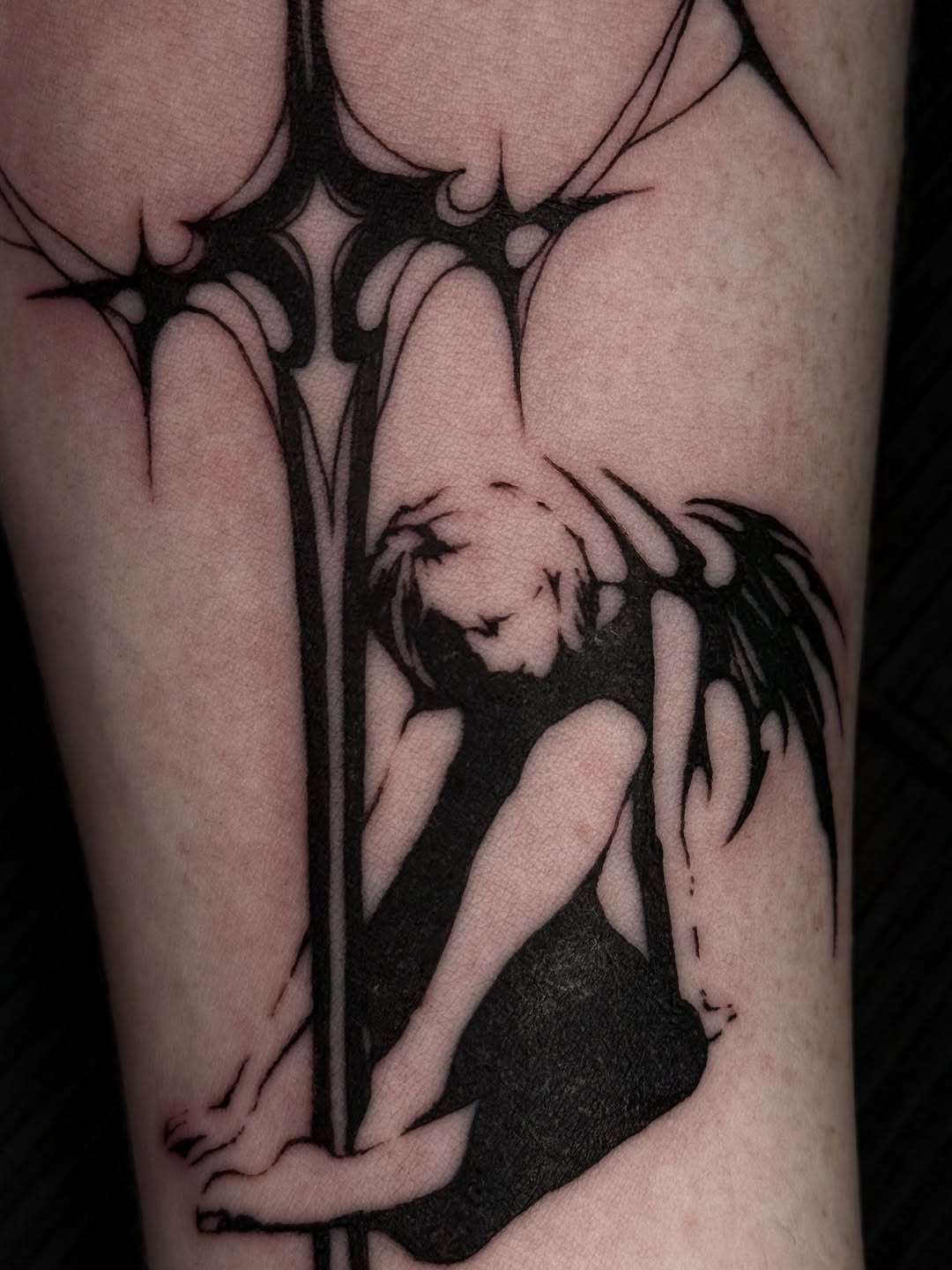 Tattoo by @lilith.belle.tattoo β blackwork, illustrative