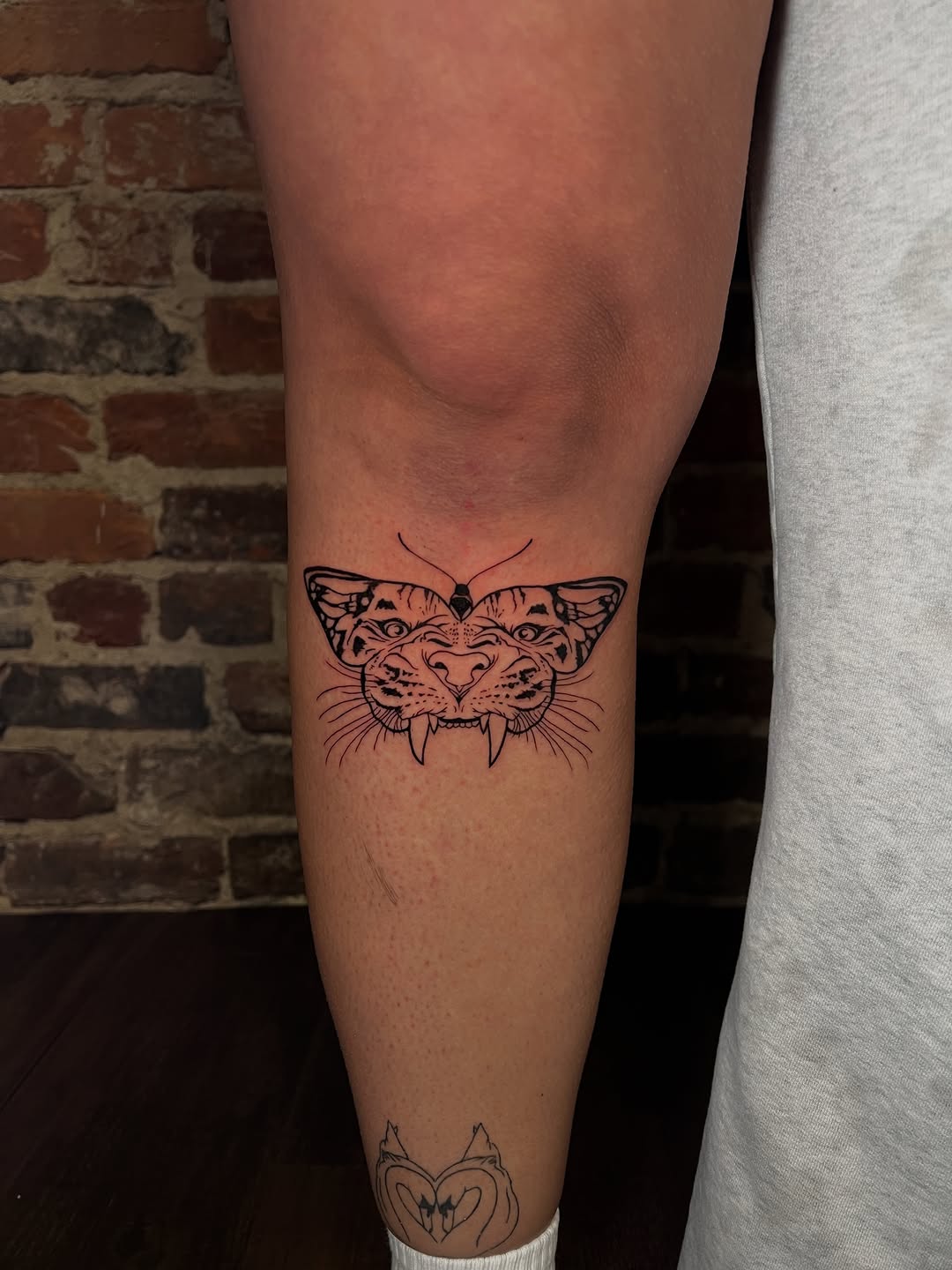 Tattoo by @uncomfycomfort โ illustrative, blackwork