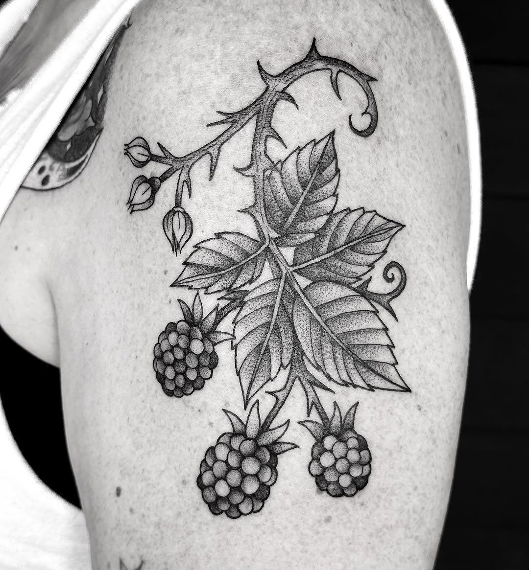 Tattoo by @breezytucker — dotwork