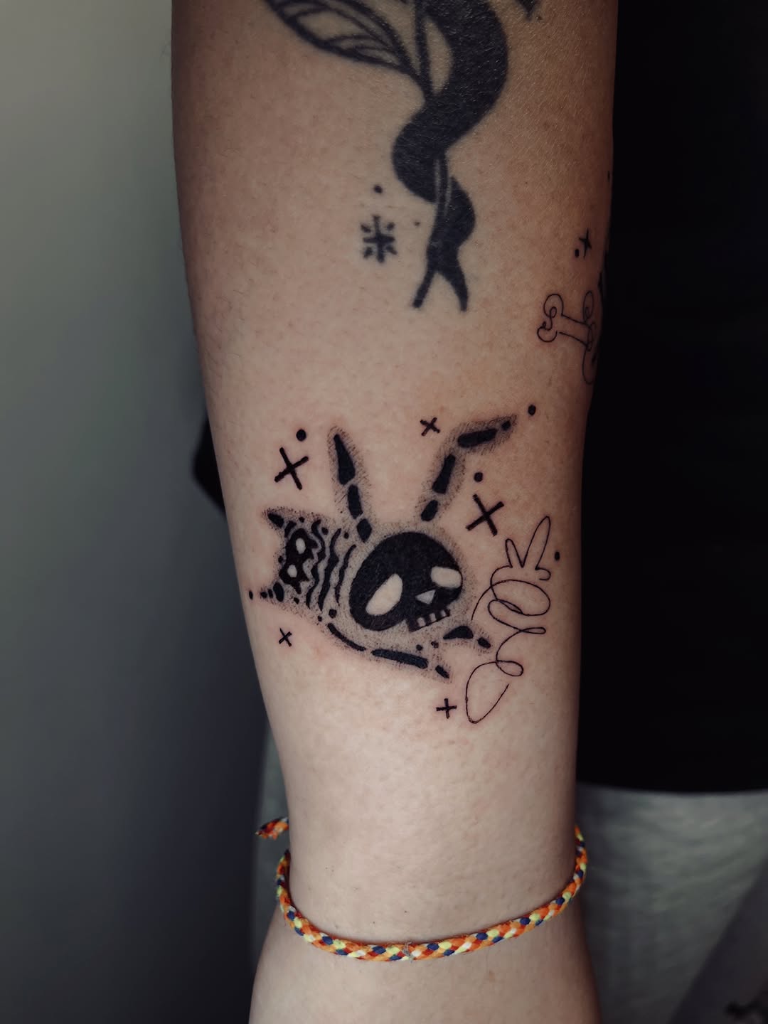 Tattoo by @natto_friends — blackwork