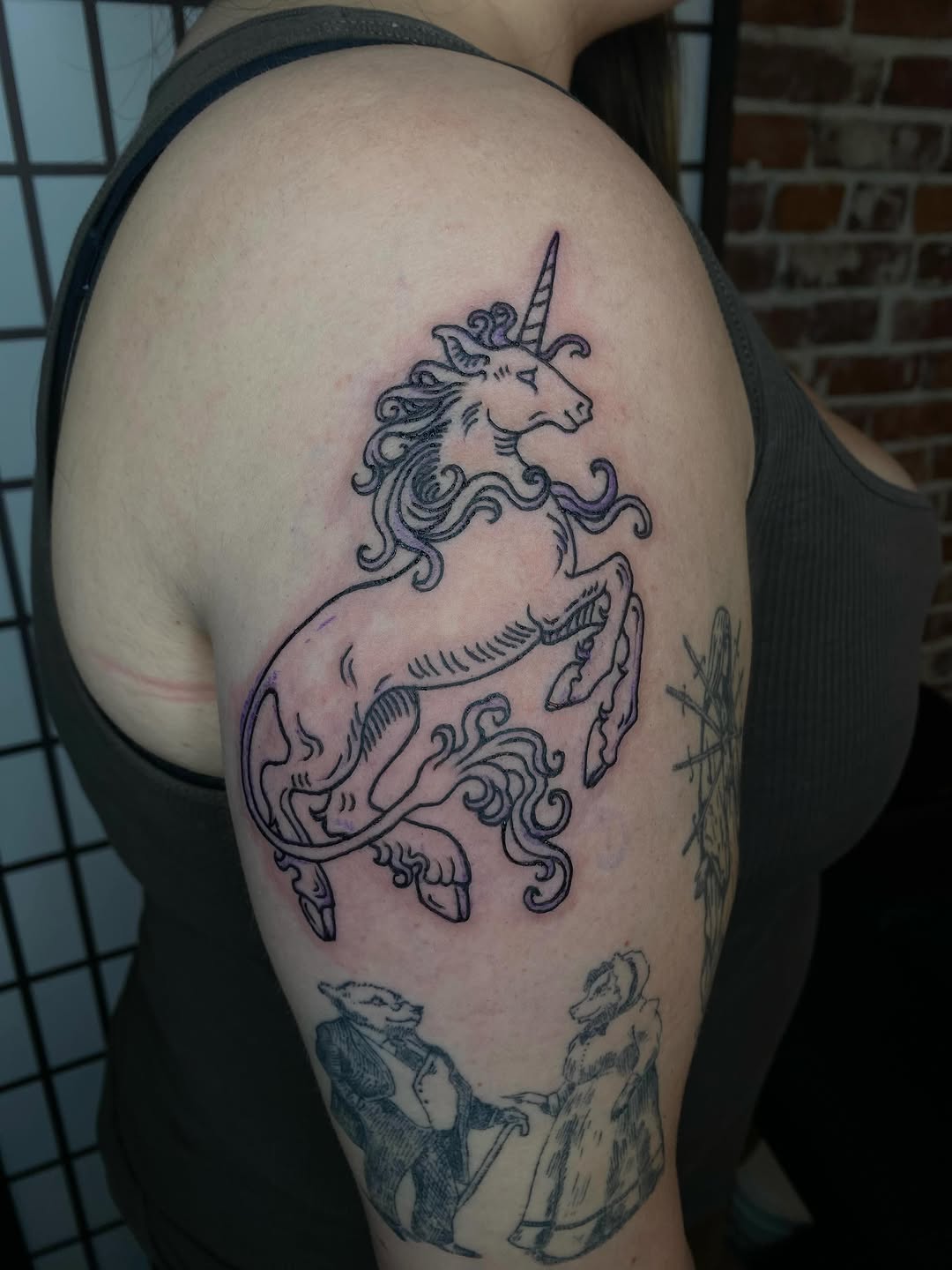 Tattoo by @magic_rabbitt โ black_and_grey