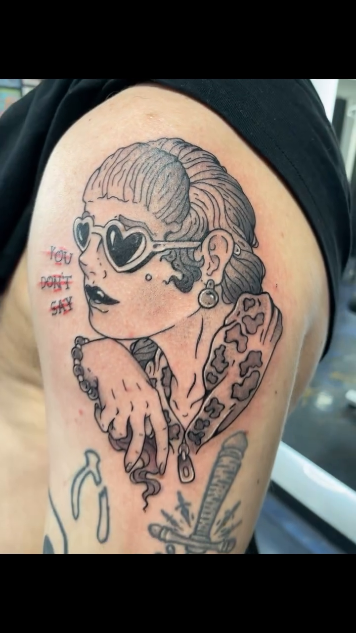 Tattoo by @vicent_tattoos — fine_line, lettering_script