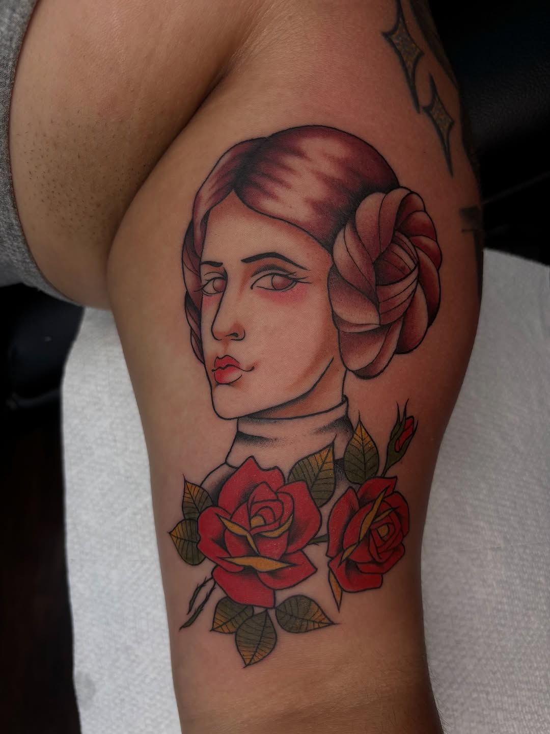 Tattoo by @vomit_goblin — american_traditional, illustrative