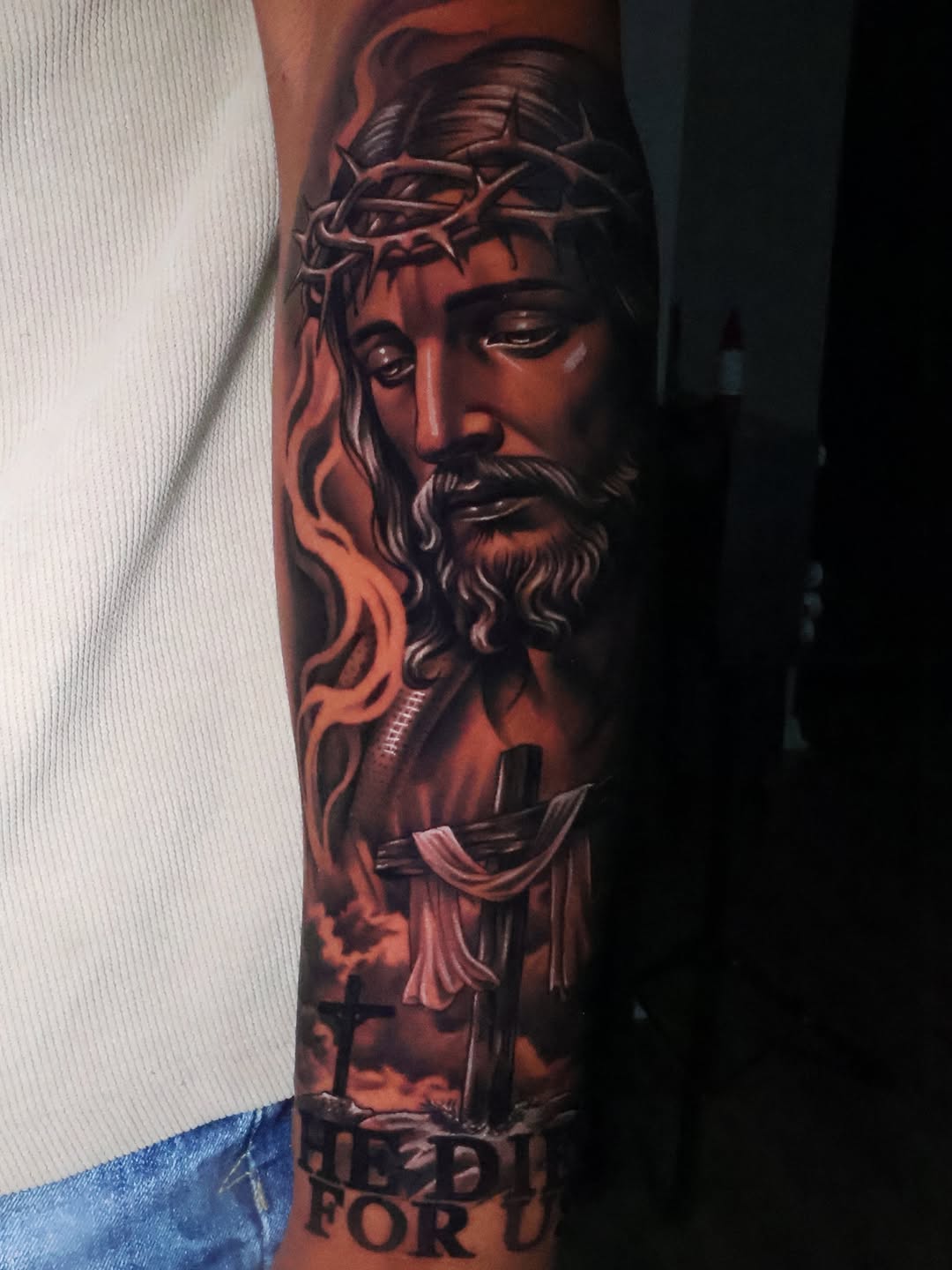 Tattoo by @angels__tattoo — realism, black_and_grey