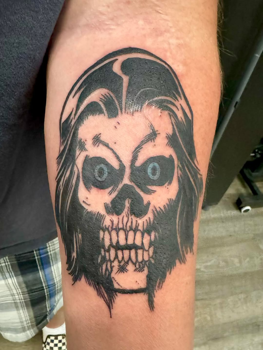 Tattoo by @kinghell73 — black_and_grey