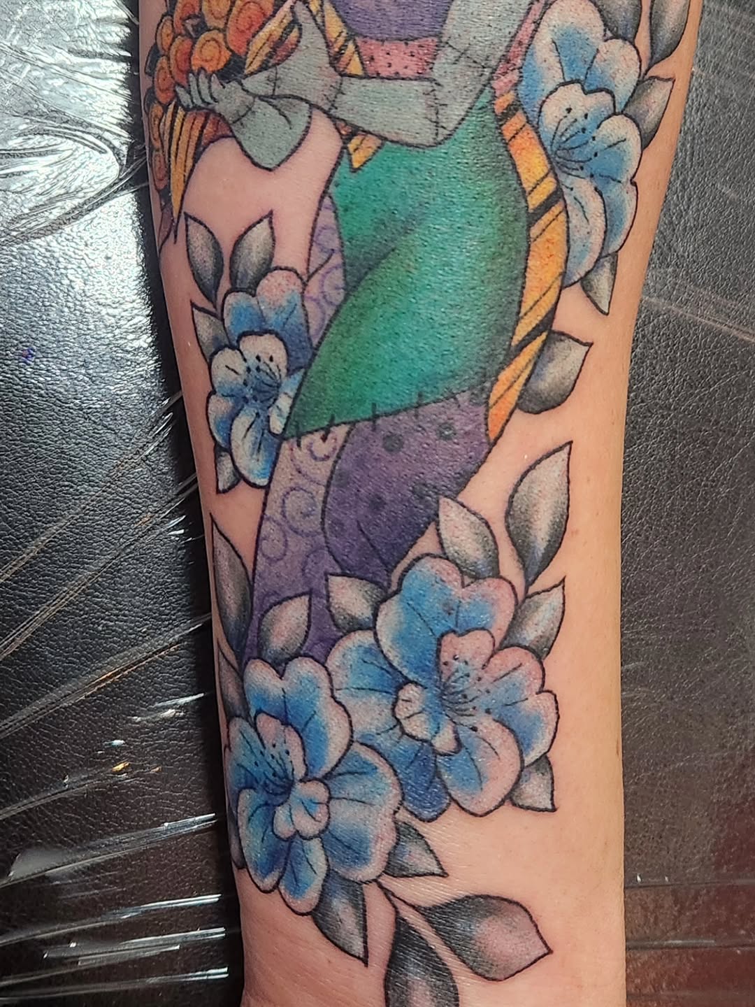Tattoo by @lady_vonzombiaart — new_school