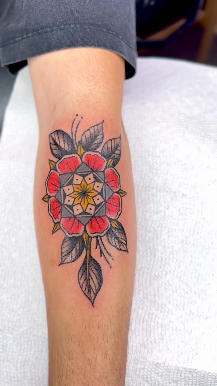 Tattoo by @deathbydejavu — american_traditional, illustrative