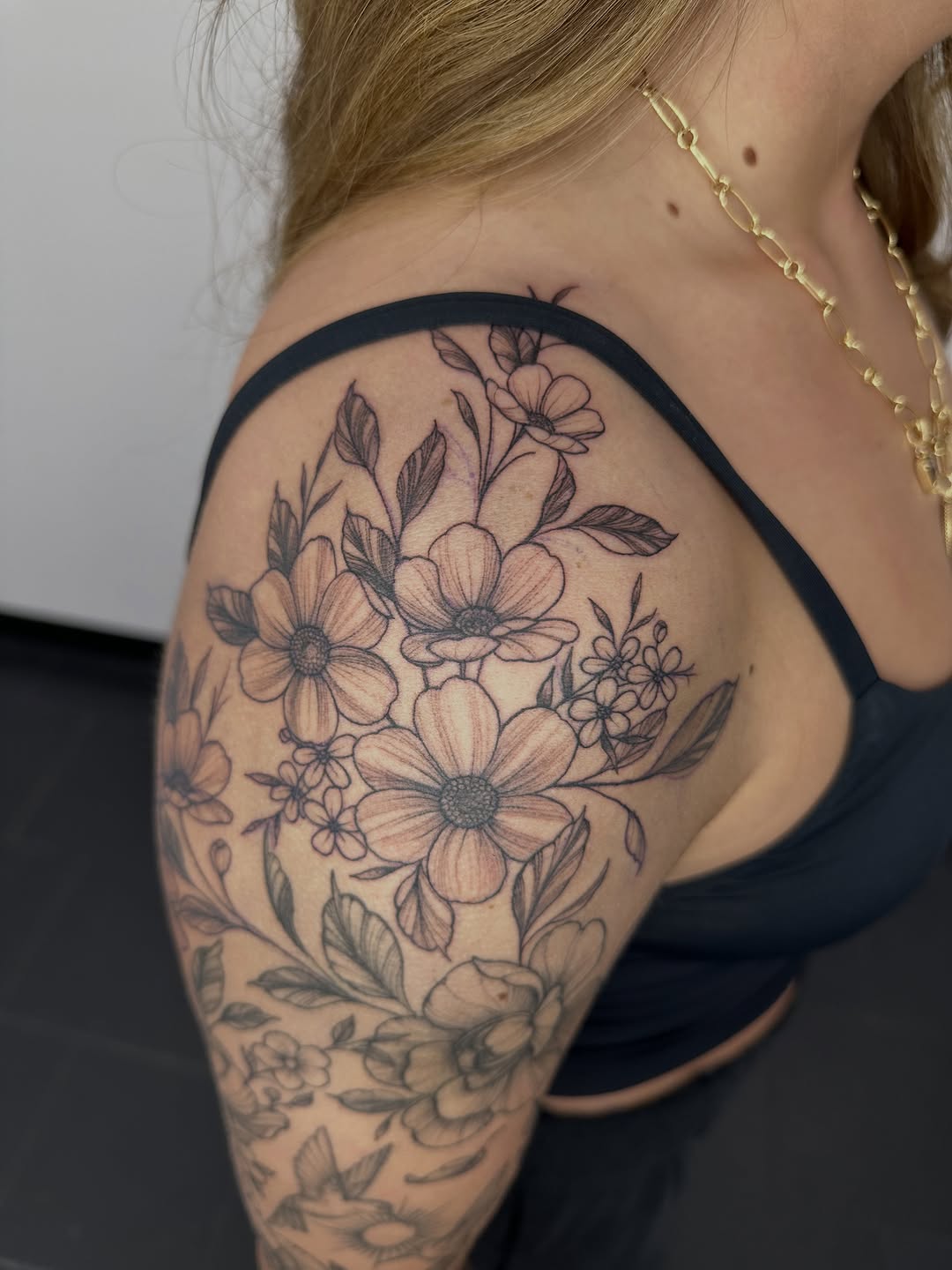 Tattoo by @tattoosbydarci โ fine_line