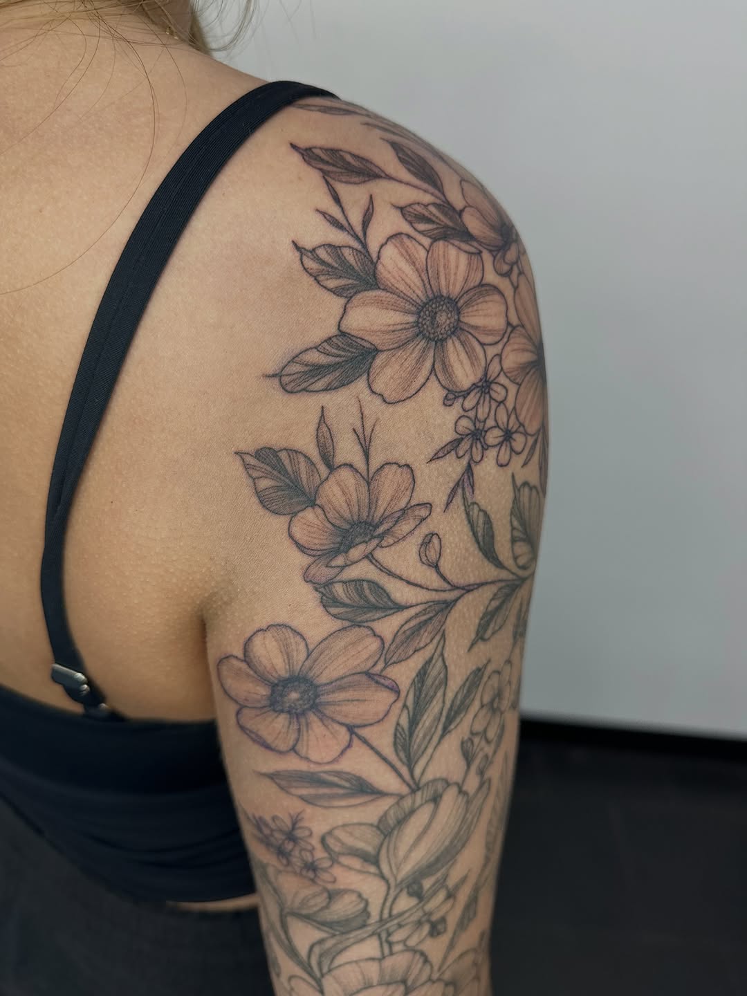 Tattoo by @tattoosbydarci โ fine_line
