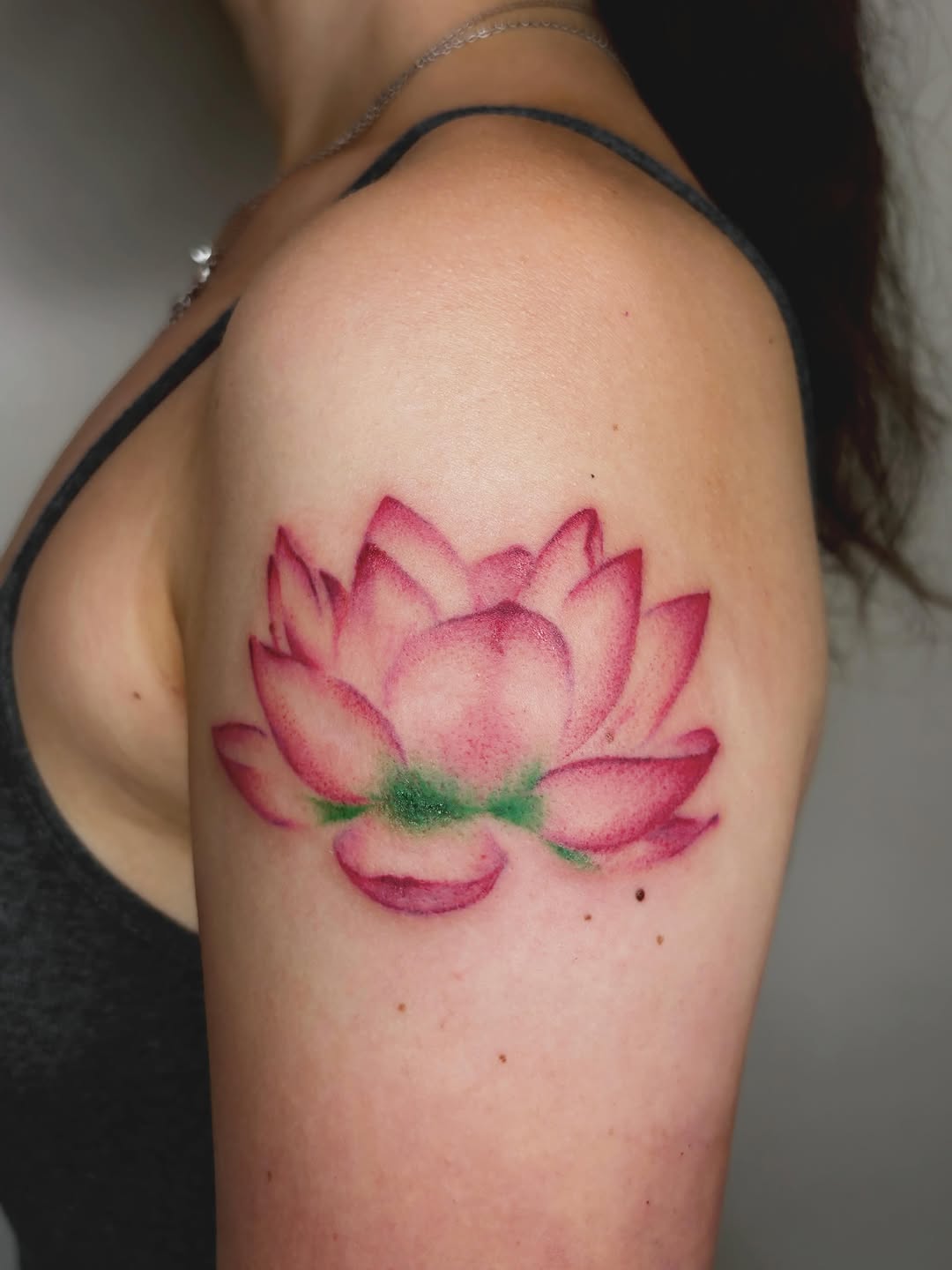 Tattoo by @soupytats — illustrative, watercolor