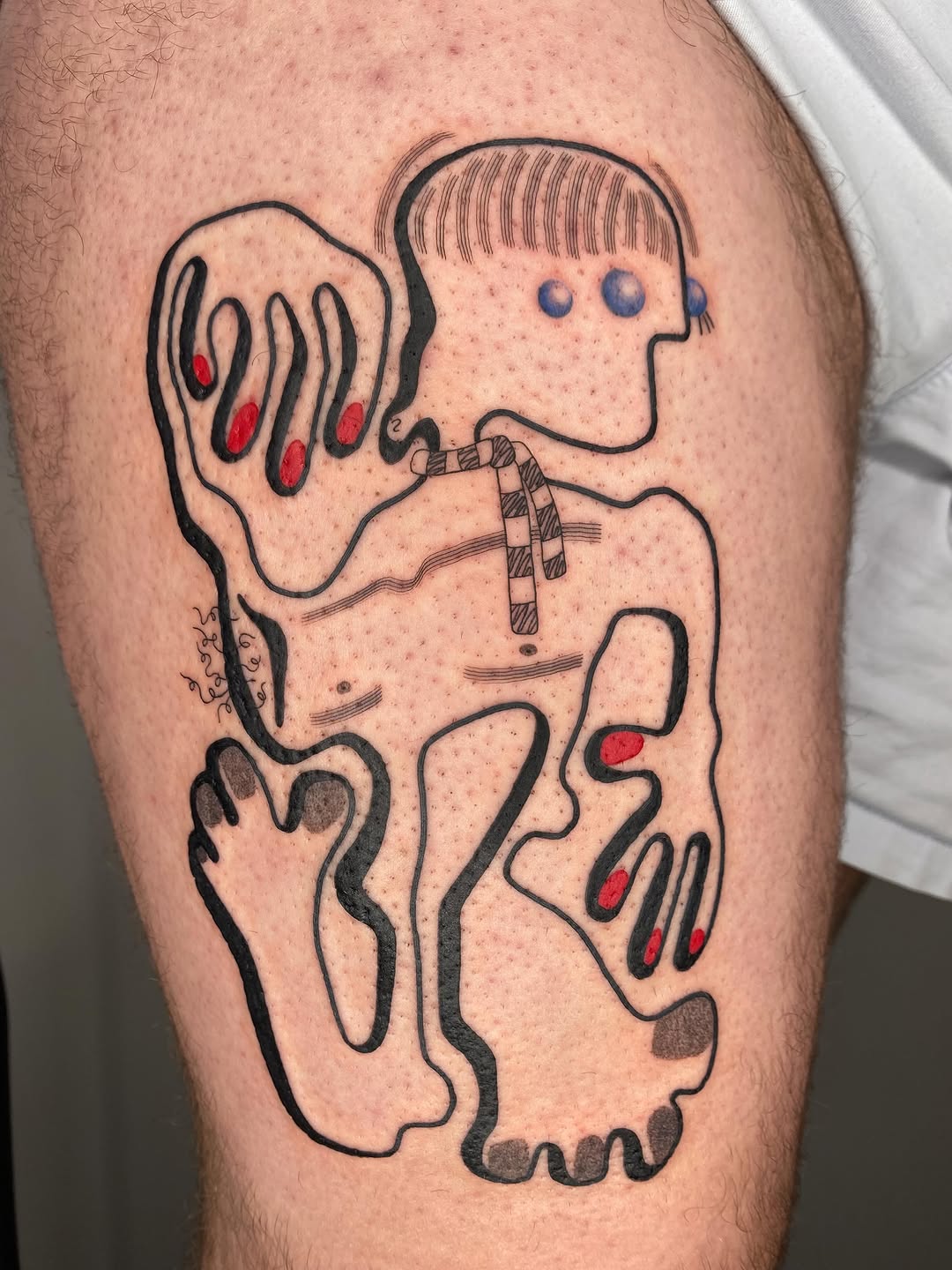 Tattoo by @sirpluswherehouse — ignorant, blackwork