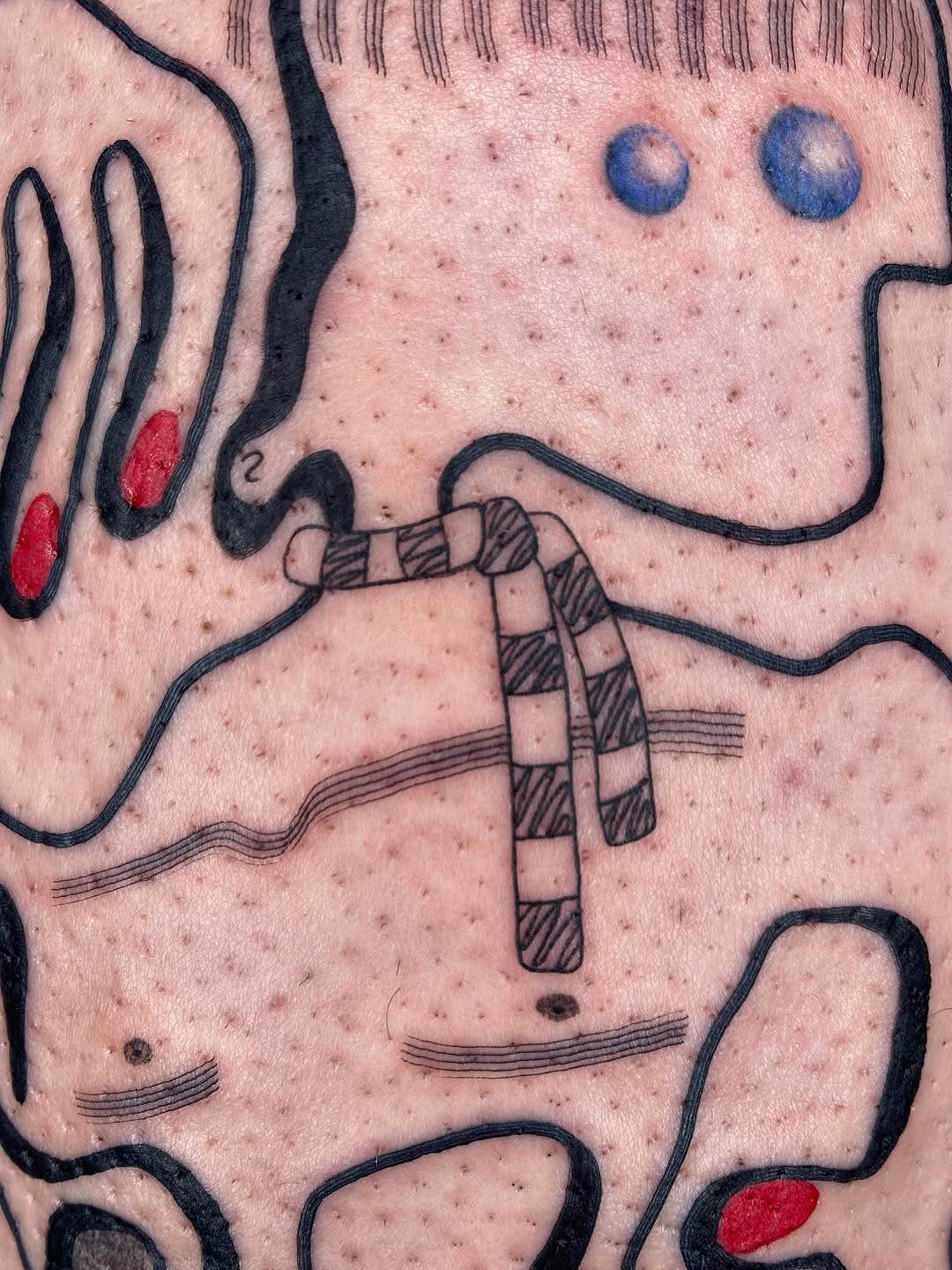 Tattoo by @sirpluswherehouse — blackwork, illustrative