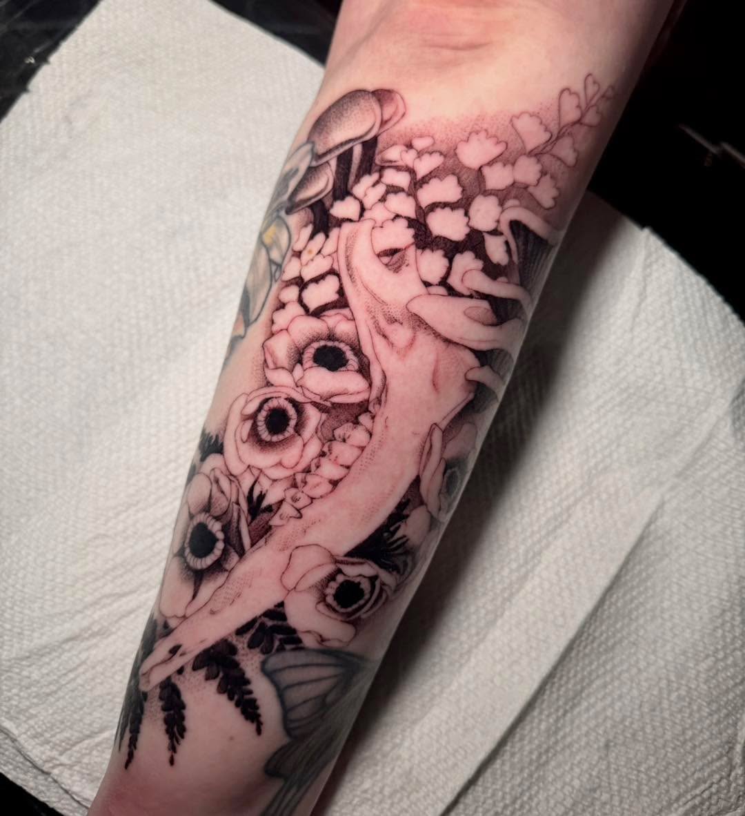 Tattoo by @the_last_centra — black_and_grey, realism