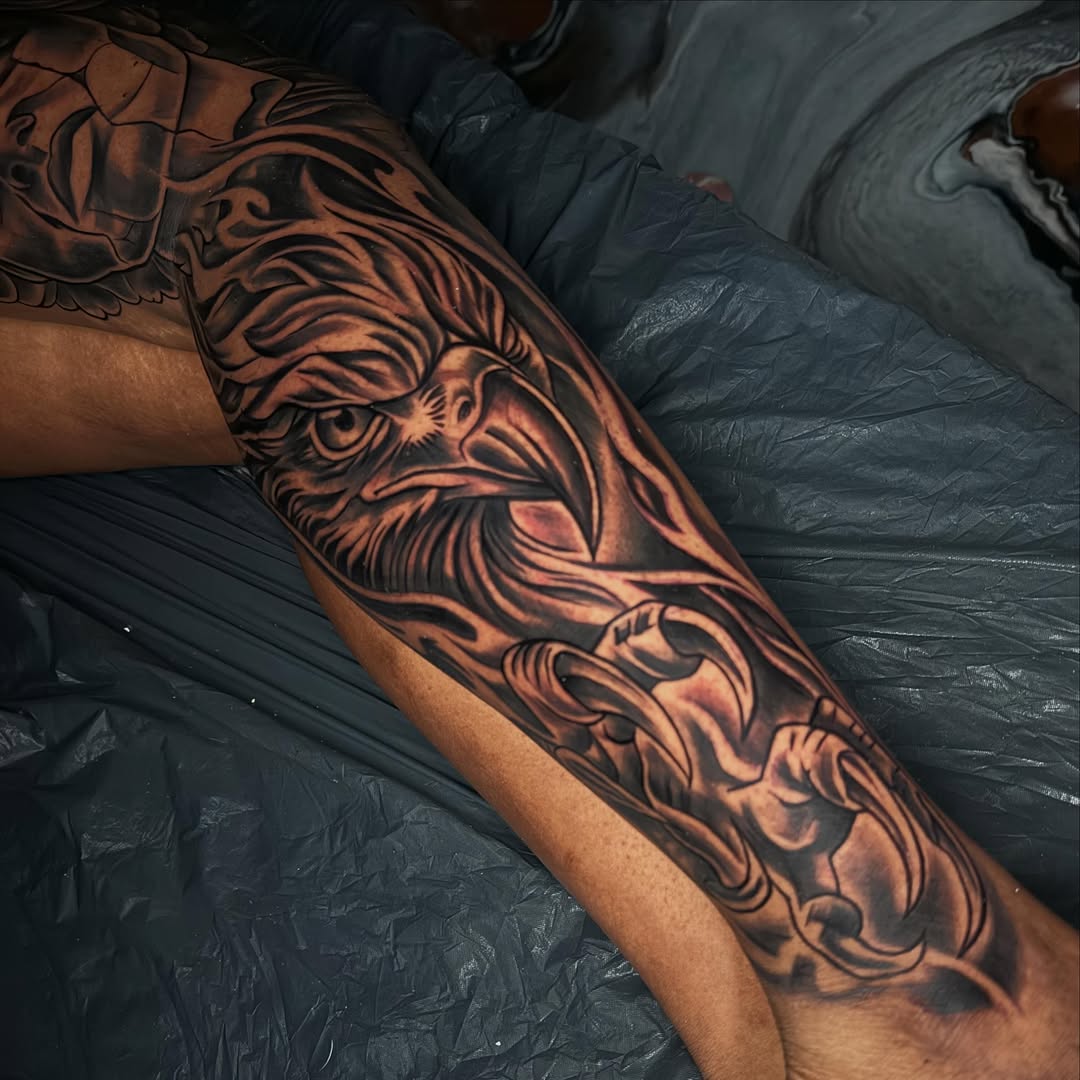 Tattoo by @idrinkink_ — realism, black_and_grey