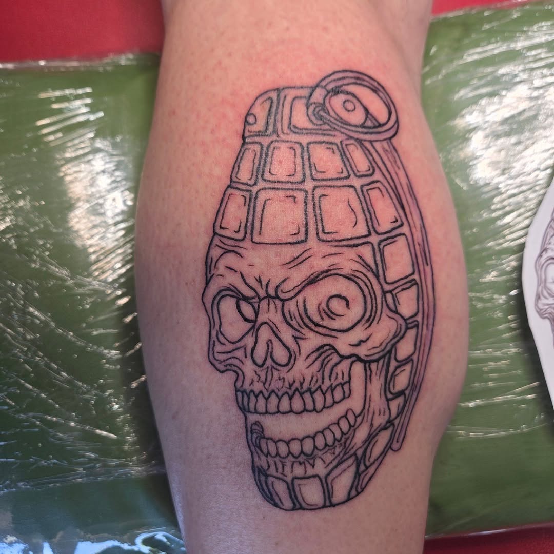 Tattoo by @1fixxstudio — blackwork