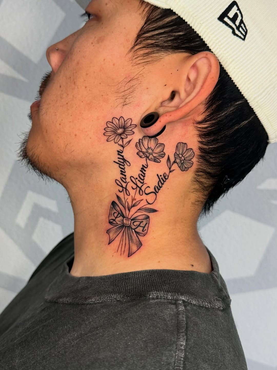 Tattoo by @kbalzer_tattoos β lettering_script, illustrative