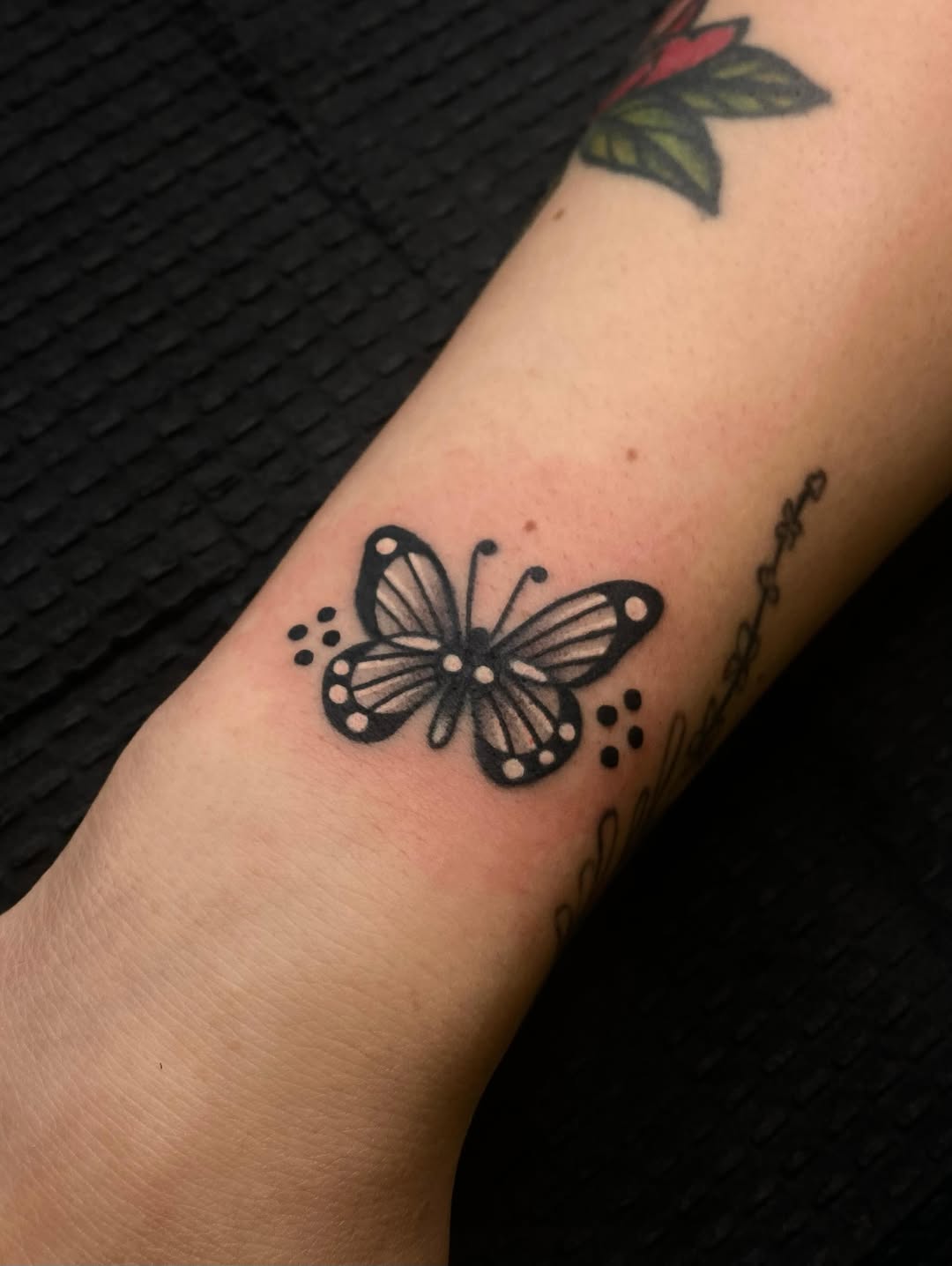 Tattoo by @justinmitchelltattoos — illustrative, black_and_grey