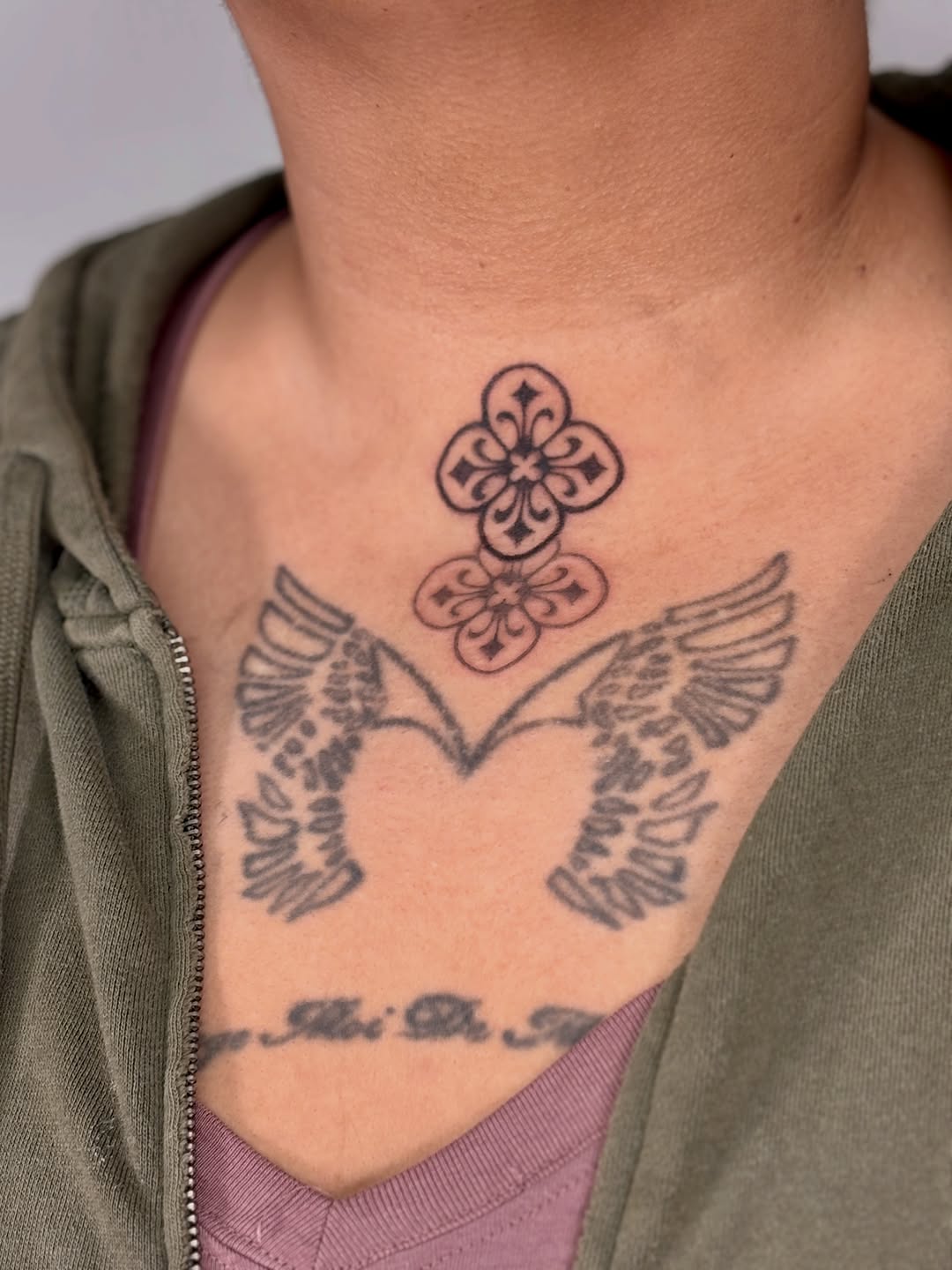 Tattoo by @maddietattie โ blackwork