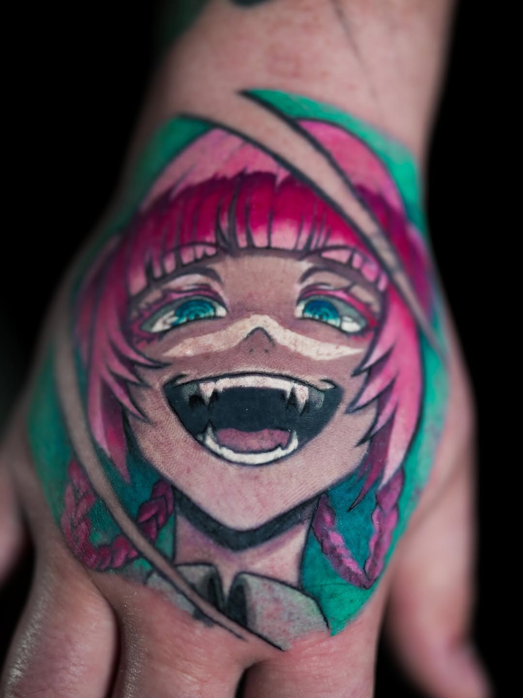 Tattoo by @anamarchant.art — anime