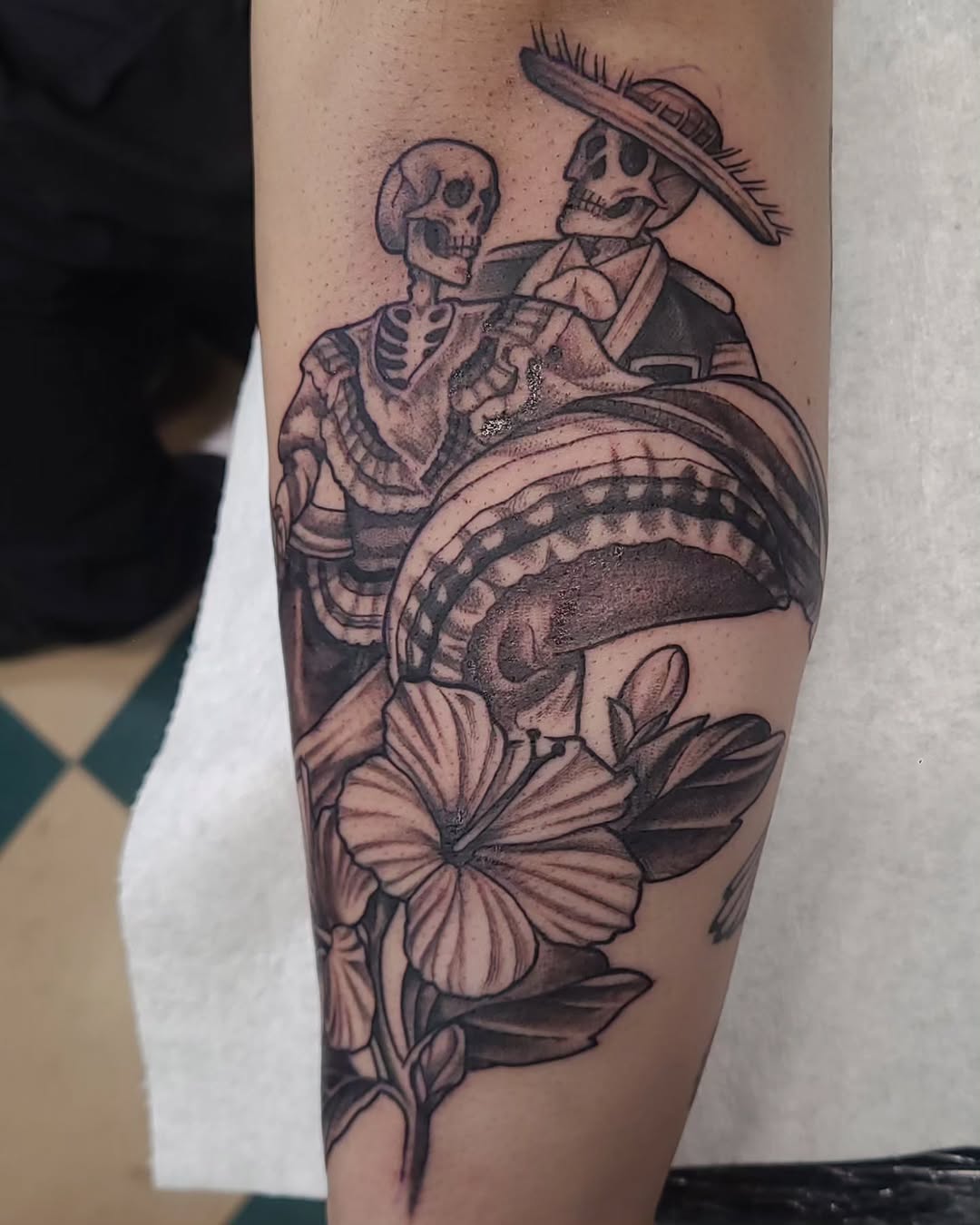 Tattoo by @drvodkatattoos — black_and_grey