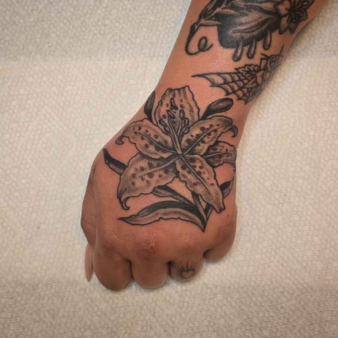Tattoo by @aarondor — black_and_grey, illustrative