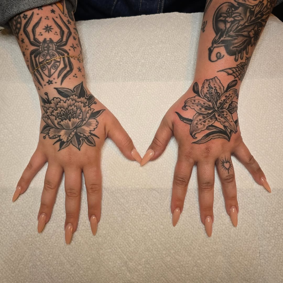 Tattoo by @aarondor — black_and_grey
