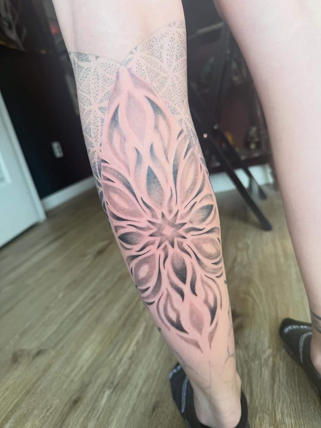 Tattoo by @tattoosbyfe — geometric, dotwork