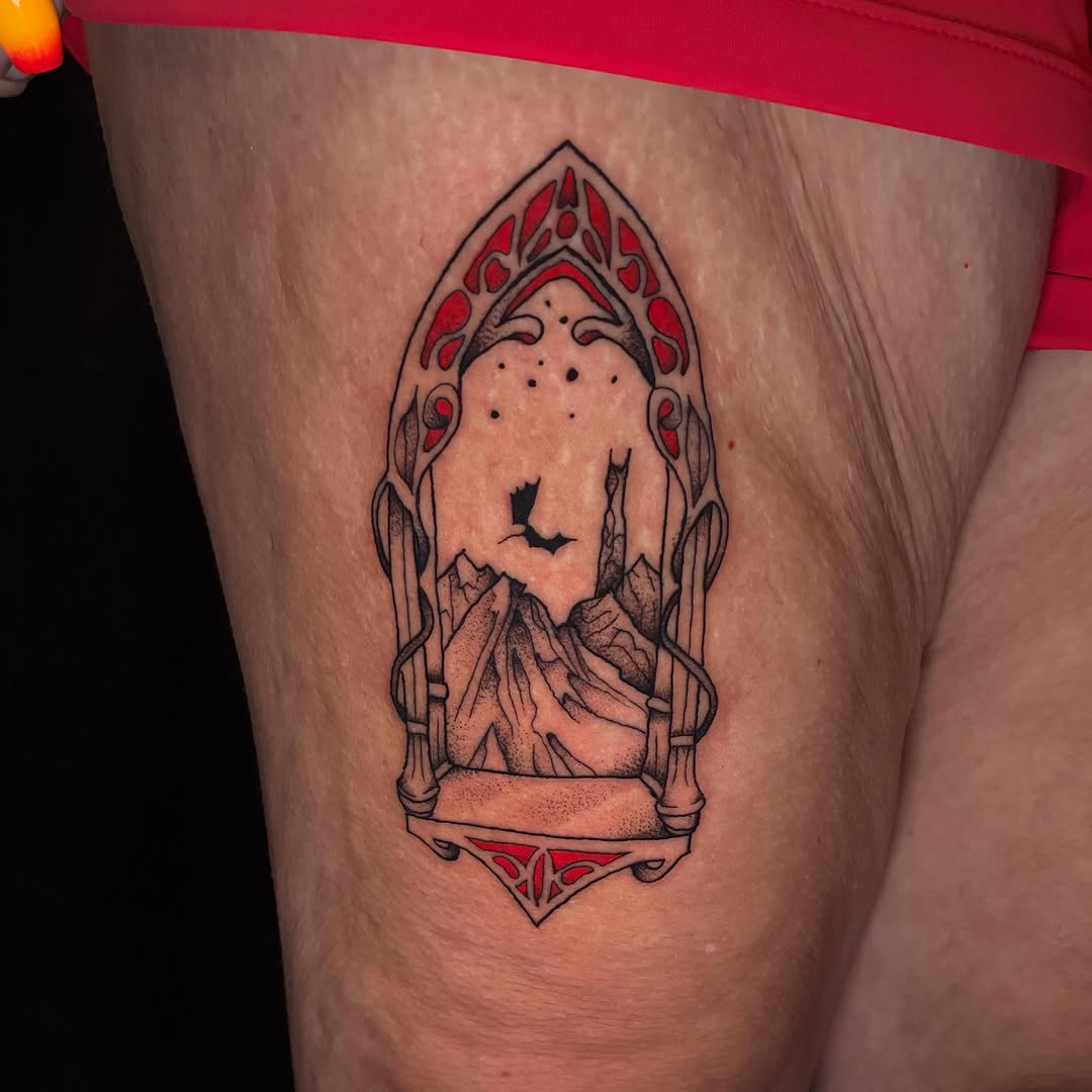 Tattoo by @alexztats — illustrative, black_and_grey