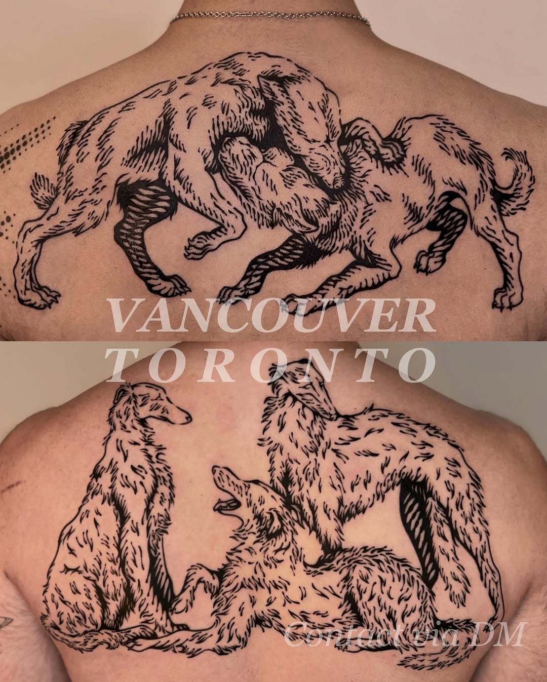 Tattoo by @wonny_wood โ blackwork, illustrative