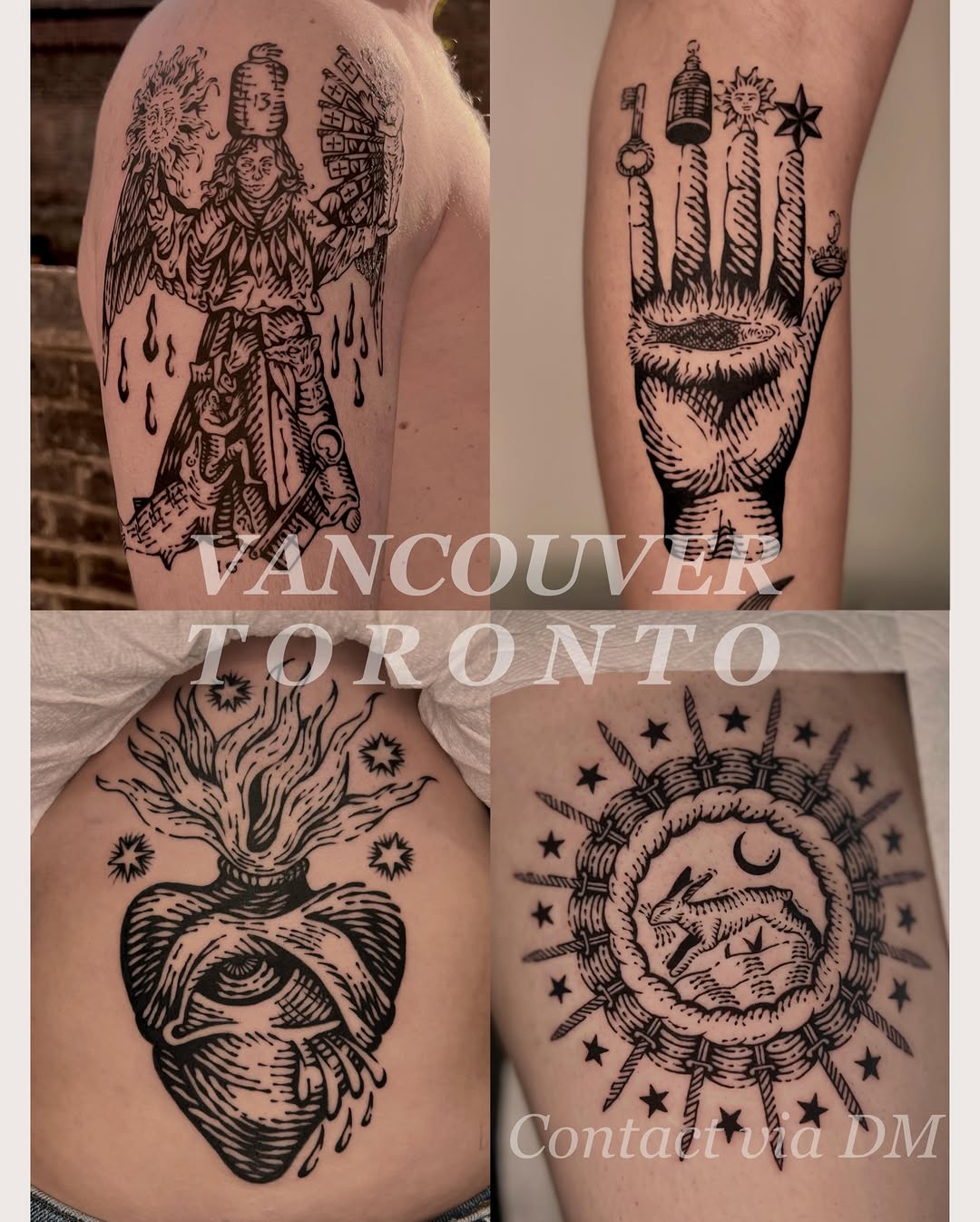 Tattoo by @wonny_wood โ illustrative, blackwork