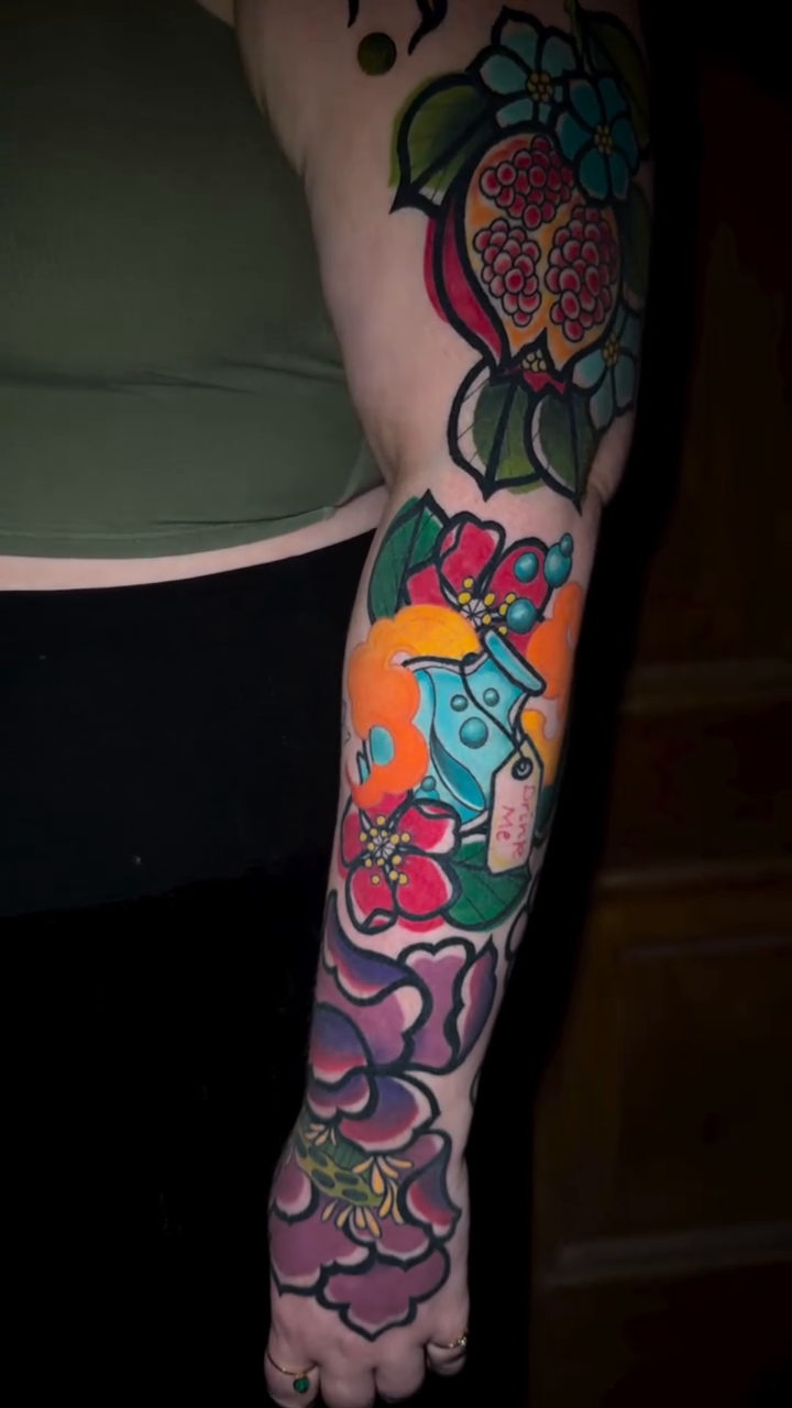 Tattoo by @thepaintedlady_tattoo — neo_traditional, japanese_irezumi
