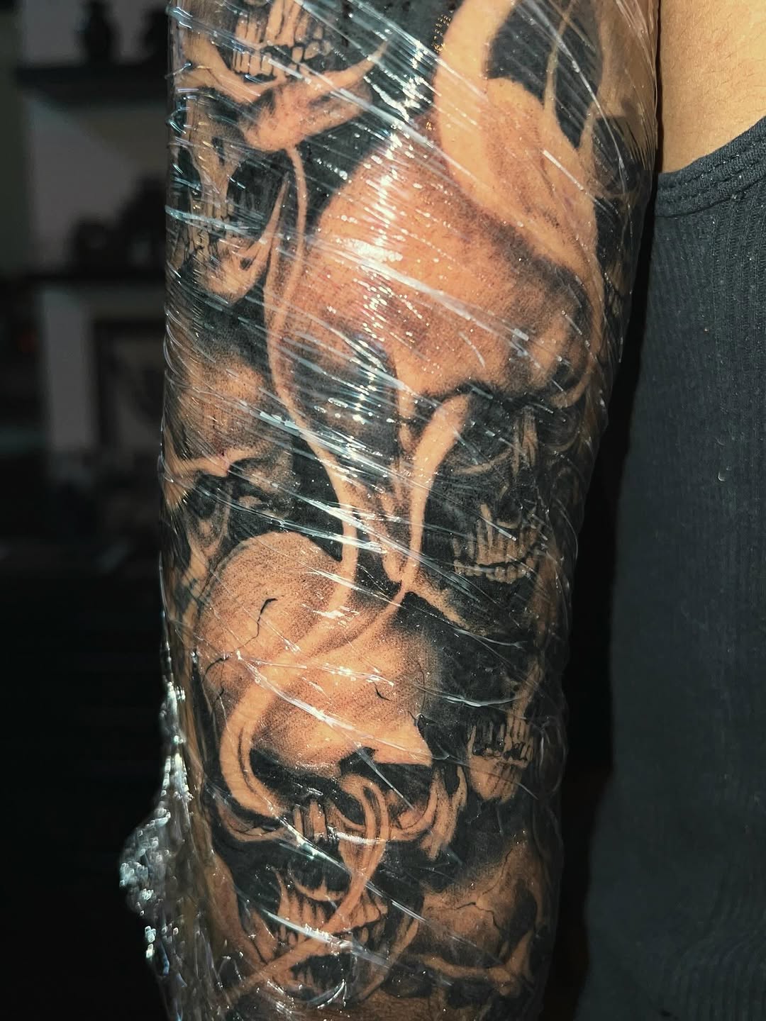 Tattoo by @anthnybr — dark_realism, black_and_grey