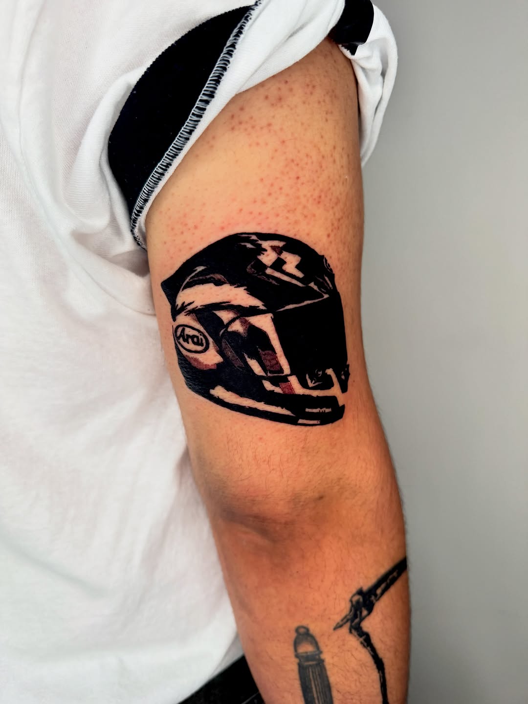 Tattoo by @newdullz_tattoo β illustrative, black_and_grey