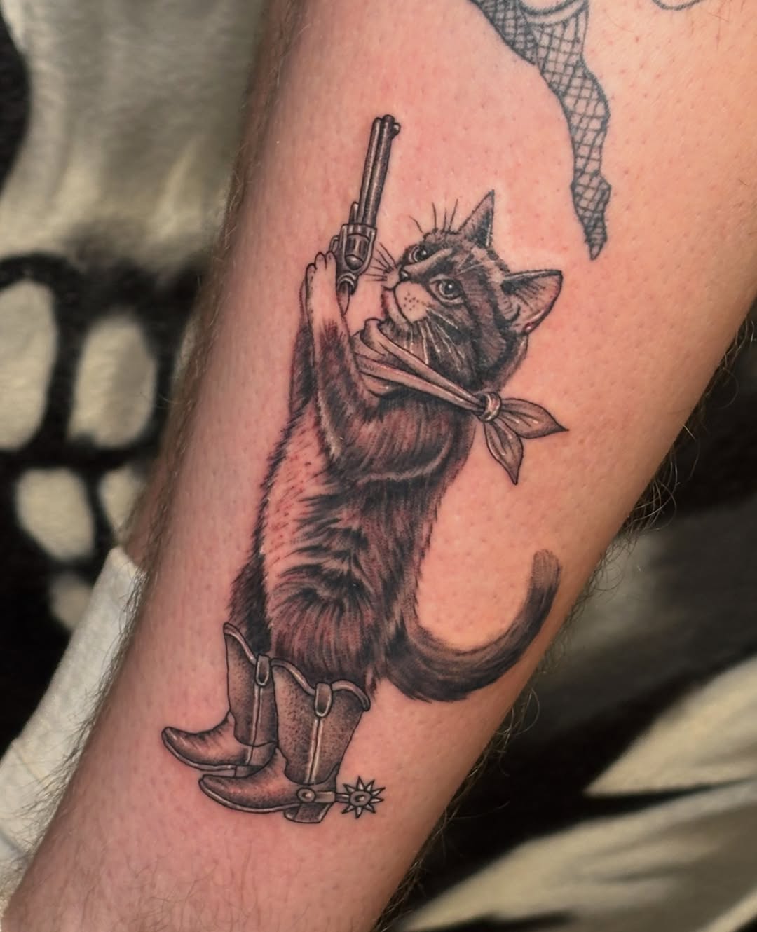 Tattoo by @brixtatts β illustrative, black_and_grey