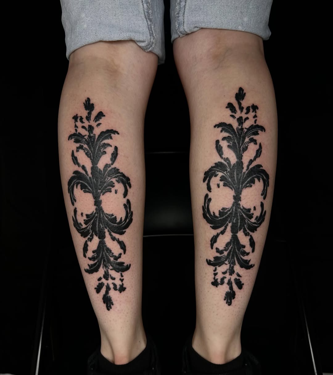 Tattoo by @forbidden_skin_designs β blackwork, ornamental