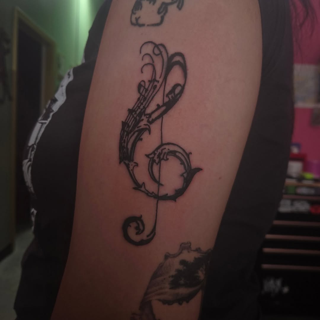 Tattoo by @bugpin7rl โ blackwork, ornamental