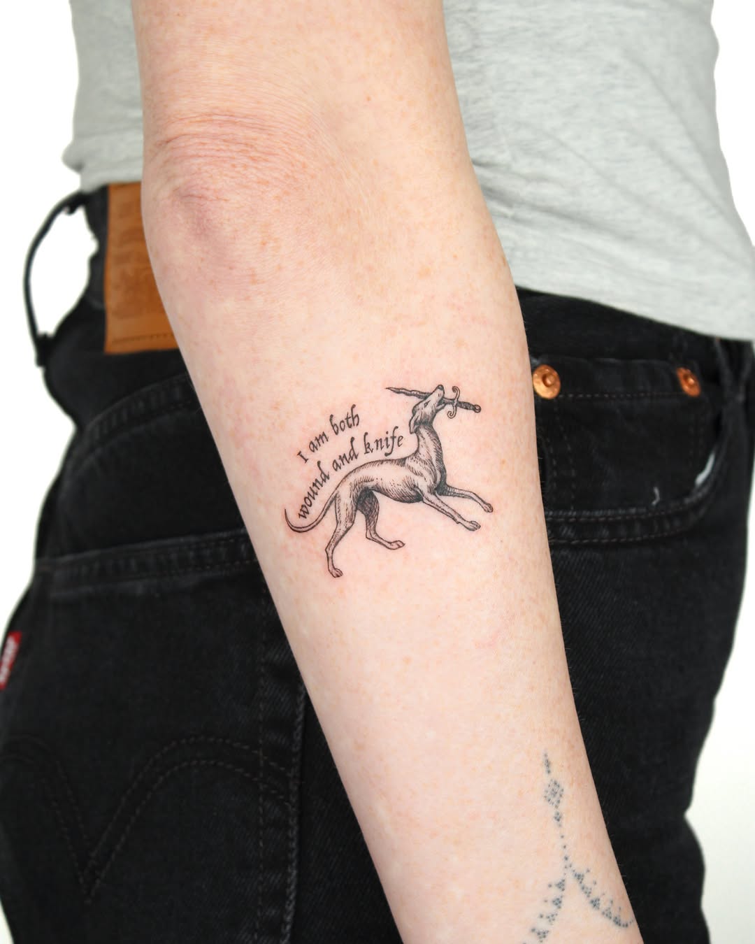 Tattoo by @tatmostat — fine_line, lettering_script