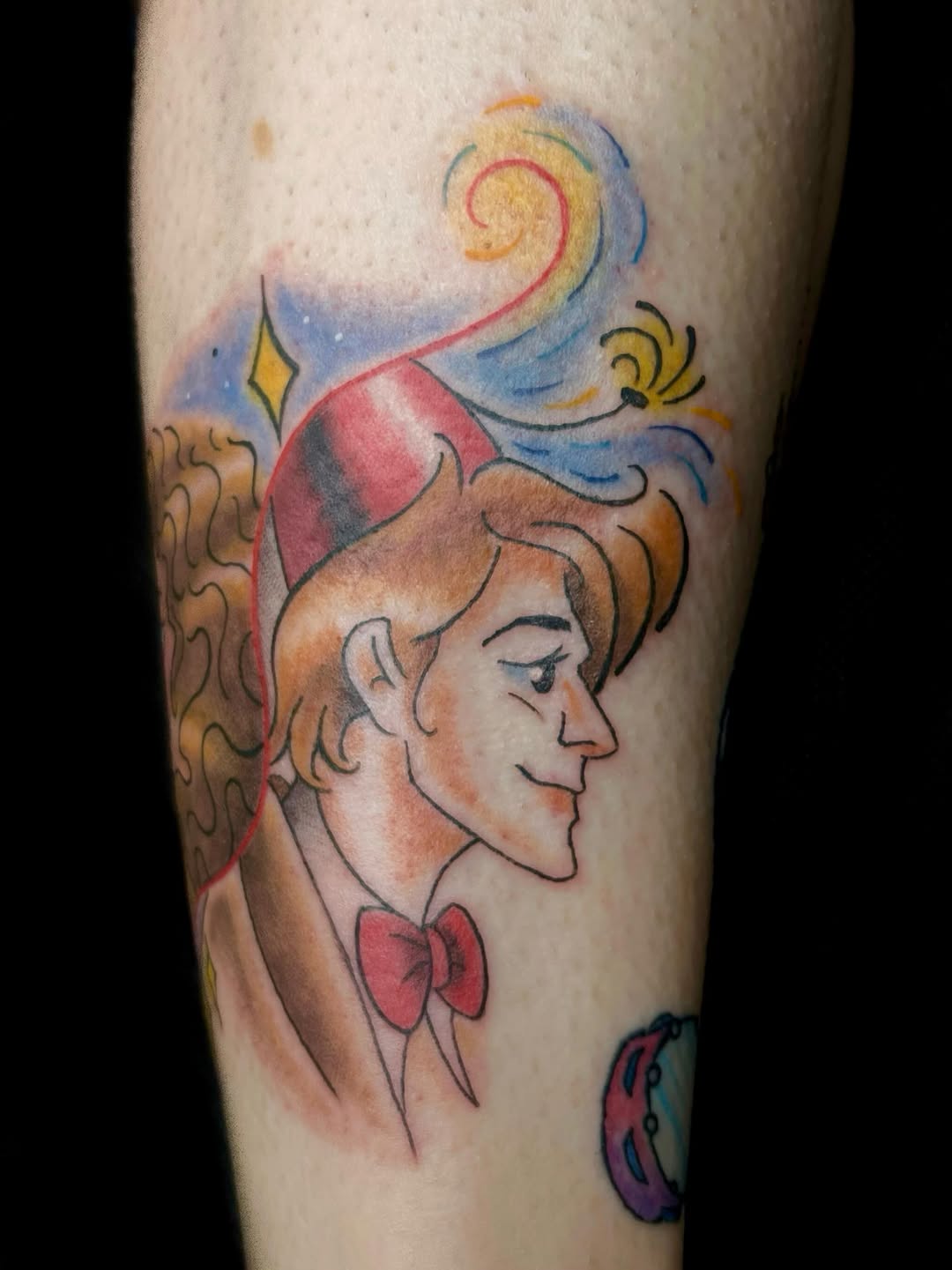 Tattoo by @changofett_tattoos — illustrative, anime