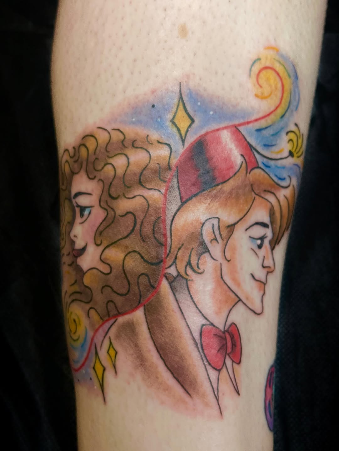 Tattoo by @changofett_tattoos — illustrative, anime