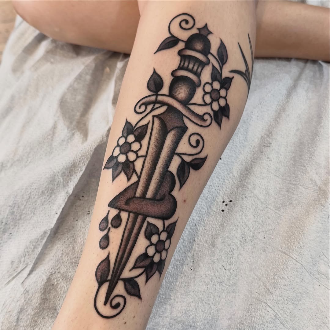 Tattoo by @louisetattooer — american_traditional, illustrative
