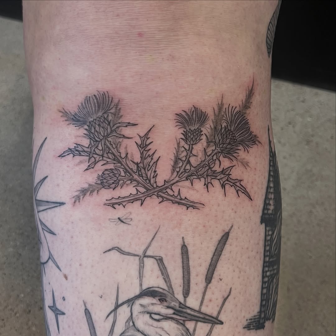 Tattoo by @libbytattoo — illustrative, black_and_grey