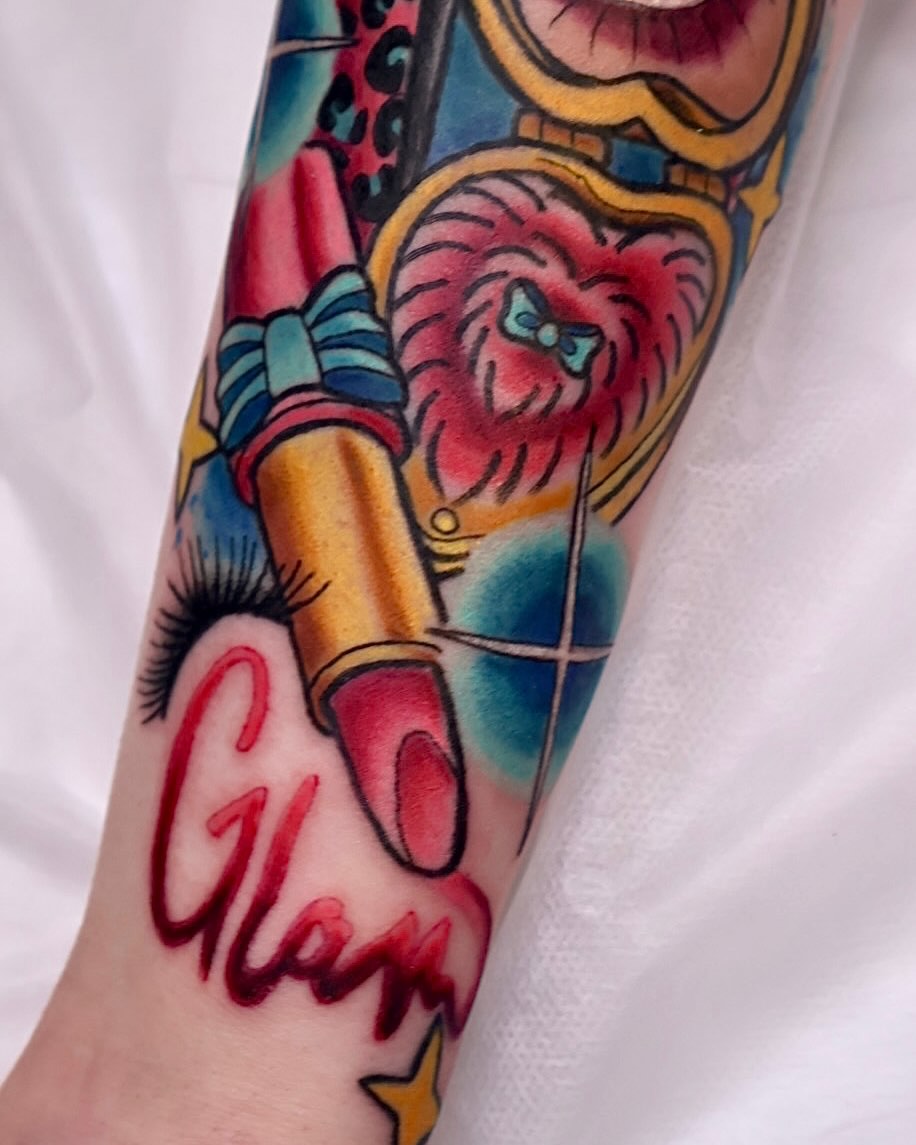 Tattoo by @elegantlyinking — illustrative, new_school