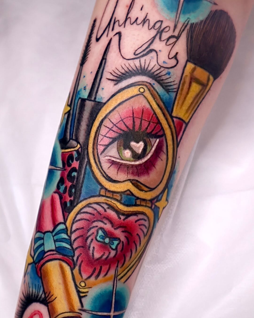 Tattoo by @elegantlyinking — illustrative, new_school