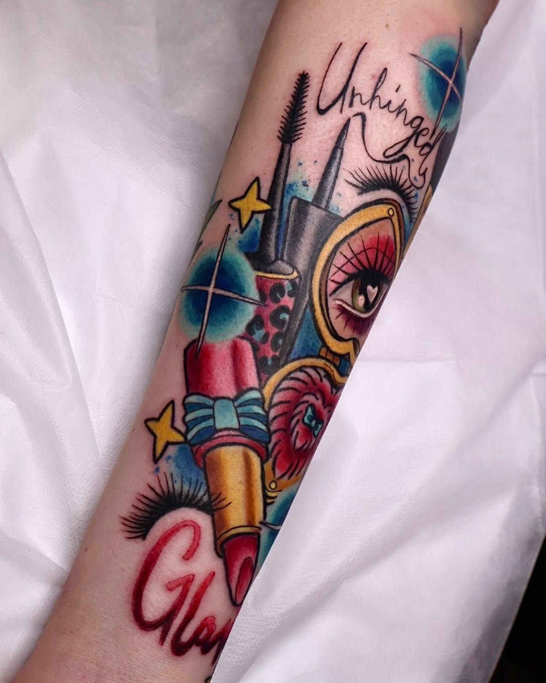 Tattoo by @elegantlyinking — illustrative, new_school