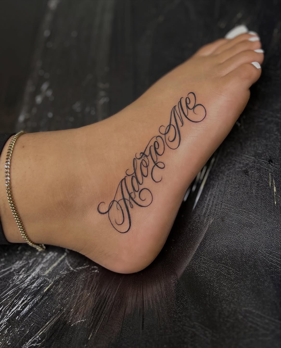 Tattoo by @benji_tattoos714 — lettering_script, fine_line