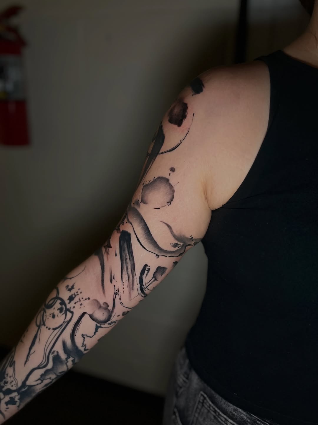 Tattoo by @sick_brat — black_and_grey, watercolor