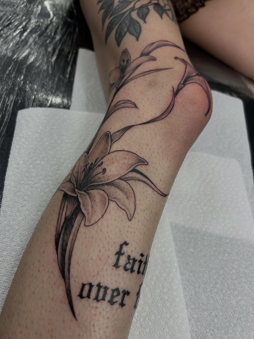 Tattoo by @livy_babytats — black_and_grey