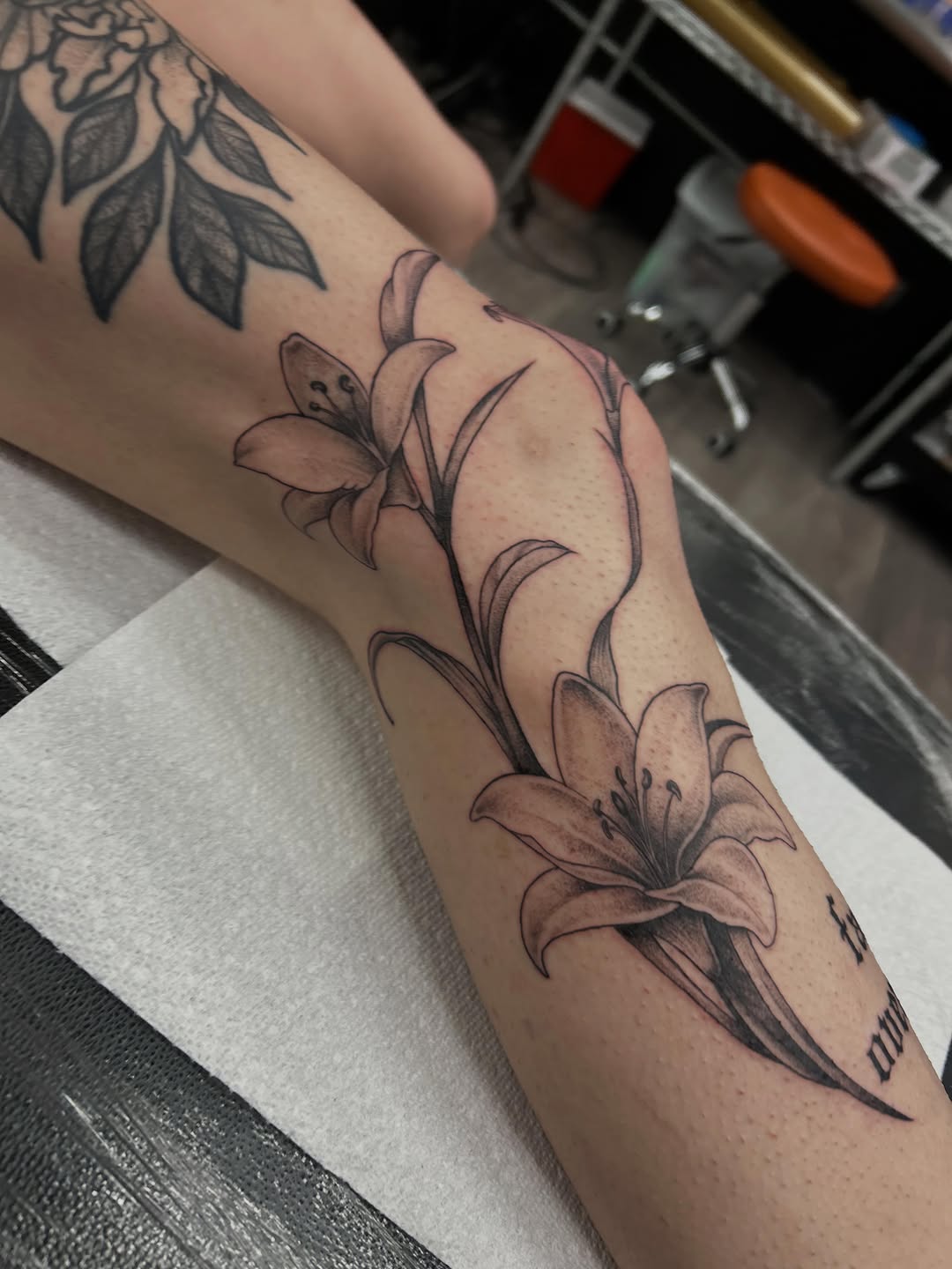 Tattoo by @livy_babytats — black_and_grey
