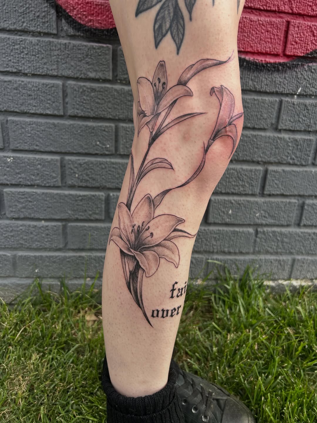 Tattoo by @livy_babytats — black_and_grey