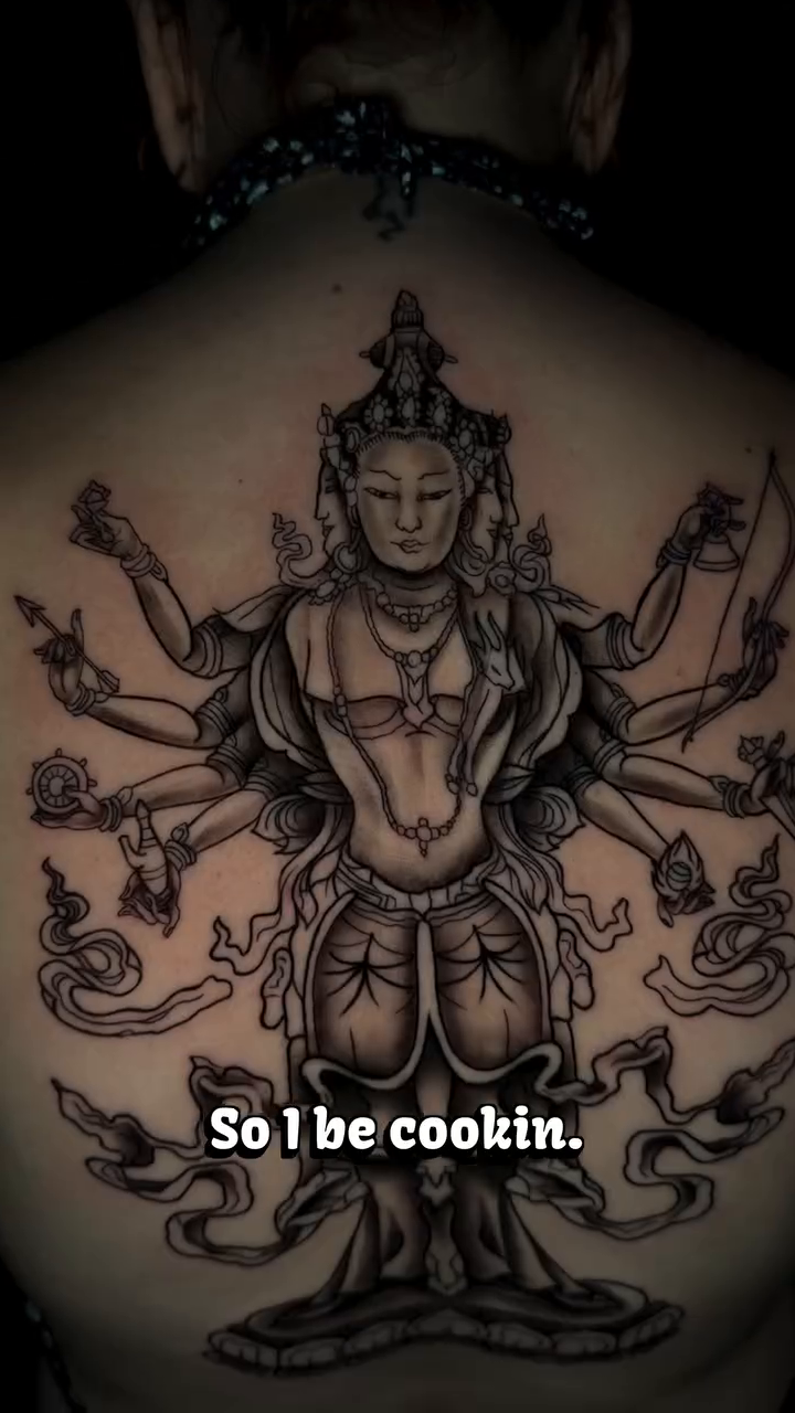 Tattoo by @trendellatattoos — japanese_irezumi, black_and_grey